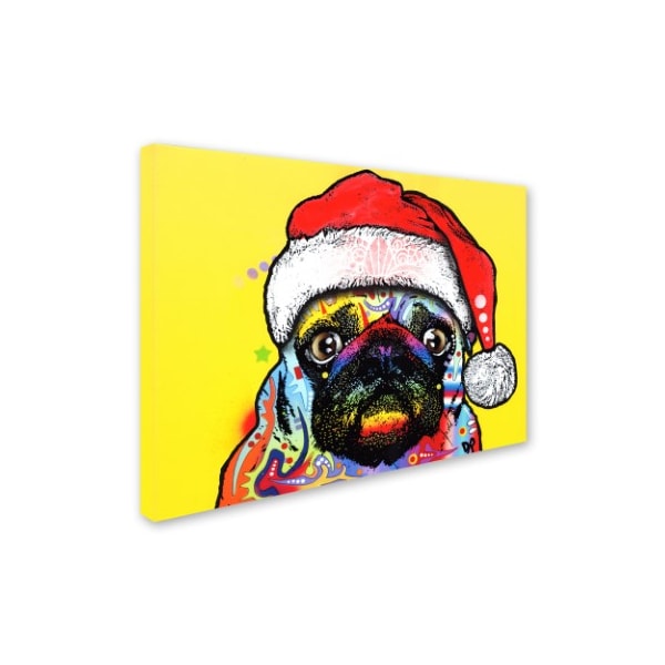 Dean Russo 'Pug Christmas Edition' Canvas Art,14x19